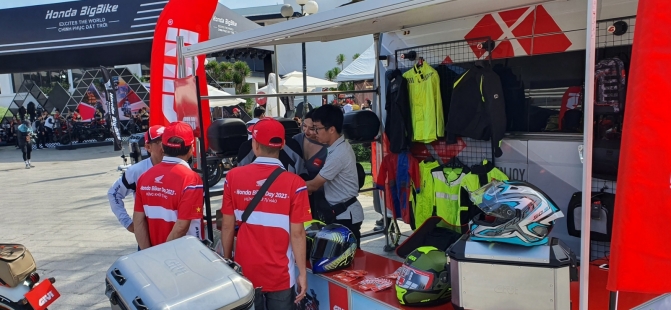  GIVI Vietnam was again as the partner of Honda Biker Day Event in Quy Nhon Province