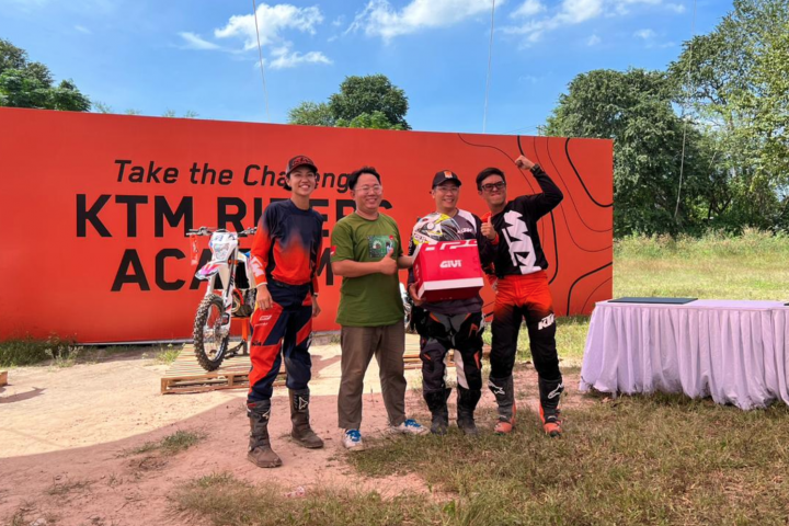 GIVI is proud to be the sponsor of the off-road training program