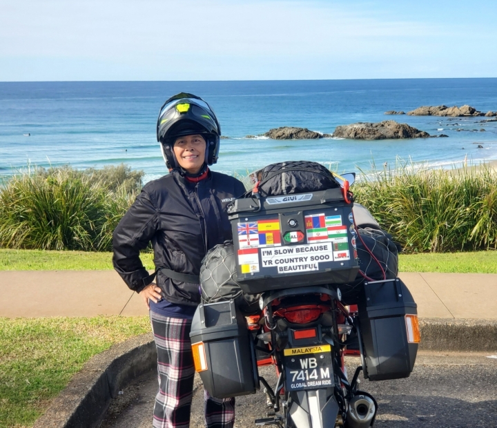 ANITA YUSOF – A WOMAN RIDING ACROSS THE WORLD 