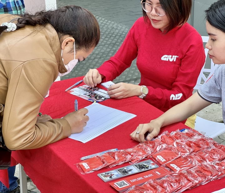 GIVI POINT and the official GIVI AGENT store held a lucky draw ceremony to attend MotoGP in Malaysia